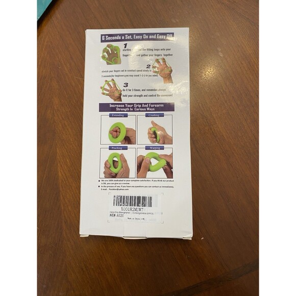 Hand Grip Strengthener, Finger Exerciser, Grip Strength Trainer (6 Pcs) - Picture 2 of 11